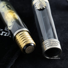 Load image into Gallery viewer, Close up to the bottom of the pen and the cap ring. 
