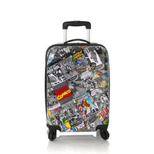 Load image into Gallery viewer, Front panel view of the Marvel Comics luggage.

