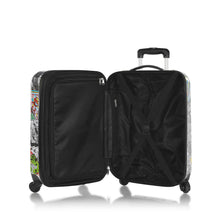 Load image into Gallery viewer, Interior view of the suitcase. It features a zipper-closing panel divider and adjustable straps.
