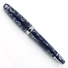 Load image into Gallery viewer, Back view of the fountain pen with the cap on
