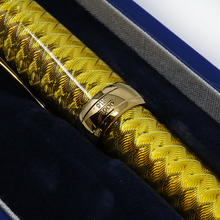 Load image into Gallery viewer, Michel Perchin Faberge Coronation Fountain Pen in Yellow
