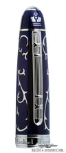 Load image into Gallery viewer, Michel Perchin Royal Blue Monogram Limited Edition Fountain Pen
