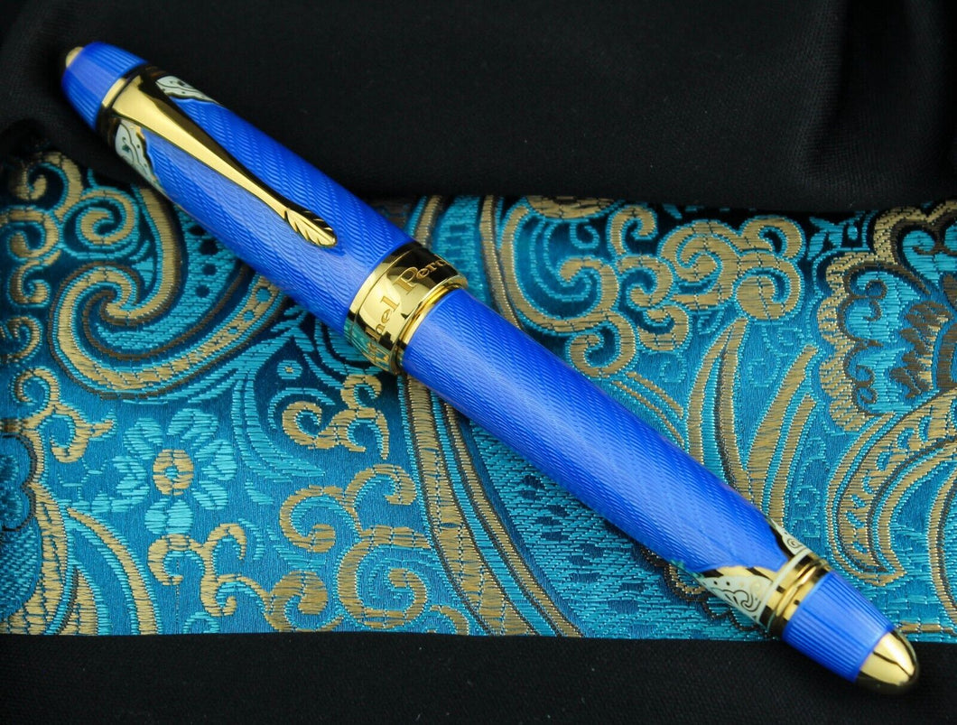 Michel Perchin Star of India LE Deep Blue Fountain Pen (#06-25) EXTREMELY RARE