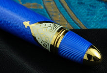 Load image into Gallery viewer, Michel Perchin Star of India LE Deep Blue Fountain Pen (#06-25) EXTREMELY RARE
