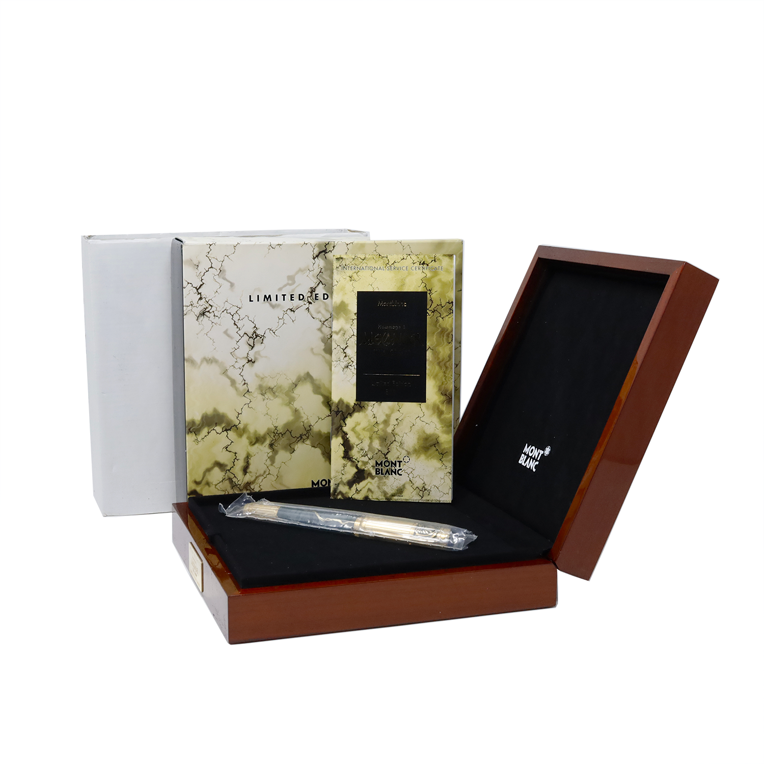 MONTBLANC/モンブラン Montblanc Hommage á Alexander the Great 888 750 Gold FP | Airline Intl