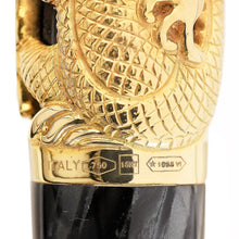 Load image into Gallery viewer, Montegrappa 1995 Dragon LE Gold &amp; Silver Fountain Pen set - Matching #09
