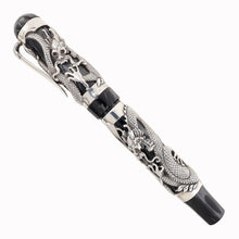 Load image into Gallery viewer, Montegrappa 1995 Dragon LE Gold &amp; Silver Fountain Pen set - Matching #09
