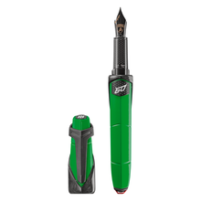 Load image into Gallery viewer, Verde Viper Fountain Pen Opened
