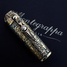 Load image into Gallery viewer, Montegrappa Ancient Mexican Civilization Mayan Calendar Bronze LE Rollerball Pen
