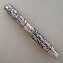 Load image into Gallery viewer, Montegrappa Ancient Mexican Civilization Mayan Calendar Bronze LE Rollerball Pen
