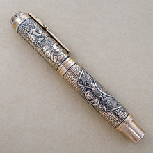 Load image into Gallery viewer, Montegrappa Ancient Mexican Civilization Mayan Calendar Bronze LE Rollerball Pen
