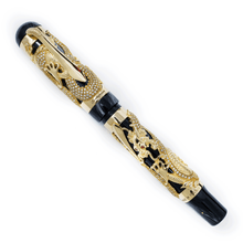 Load image into Gallery viewer, Montegrappa 10th Anniv. Solid Gold &amp; Diamonds Dragon Limited Ed. Fountain Pen
