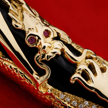 Load image into Gallery viewer, Montegrappa 10th Anniv. Solid Gold &amp; Diamonds Dragon Limited Ed. Fountain Pen
