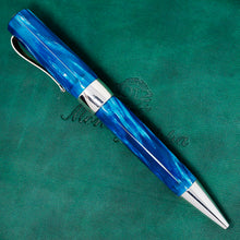 Load image into Gallery viewer, Montegrappa Turquoise Blue Symphony Ballpoint Pen
