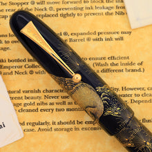 Load image into Gallery viewer, Gold pen clip, reads Namiki.
