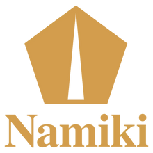 Load image into Gallery viewer, Namiki logo in gold color. 
