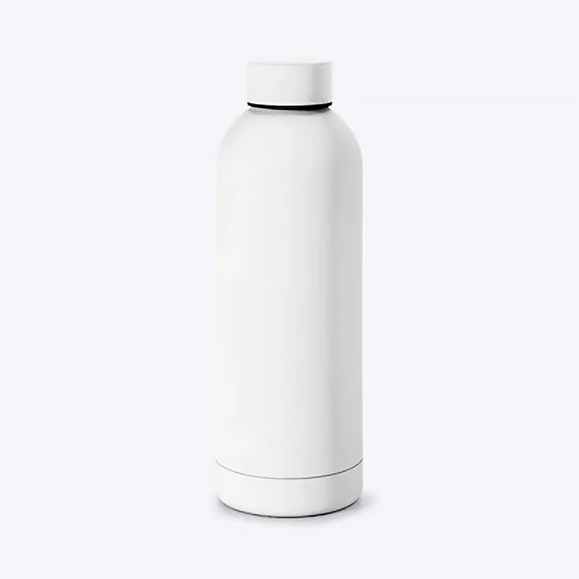 White water bottle on a white background