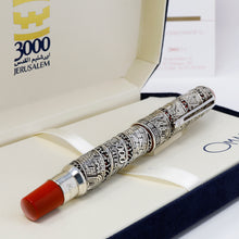 Load image into Gallery viewer, OMAS 3000 Jerusalem Silver Rollerball Pen
