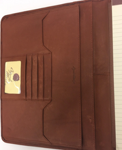 Load image into Gallery viewer, Osgoode Marley Cashmere Leather Deluxe File Writing Pad
