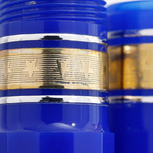 Load image into Gallery viewer, Close up to the engraved band on the grip section. It has some patina and brush marks. 
