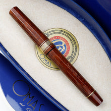 Load image into Gallery viewer, Back view of the fountain pen with the cap on.
