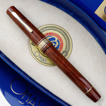 Load image into Gallery viewer, Front view of the fountain pen with the cap on.

