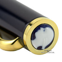 Load image into Gallery viewer, Close up to the top of the cap. It features a profile icon of Giacomo Casanova.
