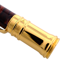 Load image into Gallery viewer, Parker Duofold Marbled Maroon with Gold Trim Ballpoint Pen
