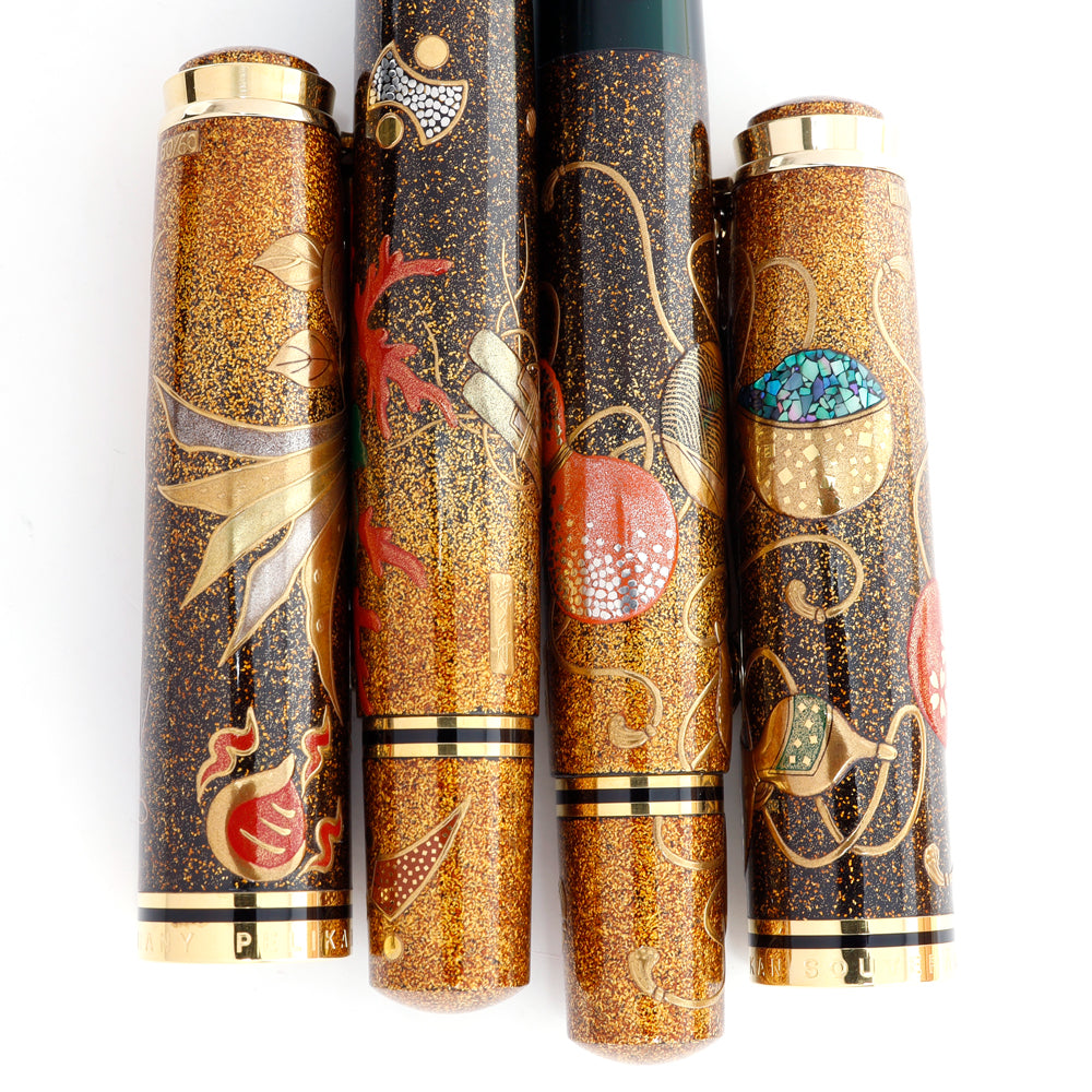 Pelikan Maki-e Mubyo & Takara-Zukushi (Health & Wealth) LE Set