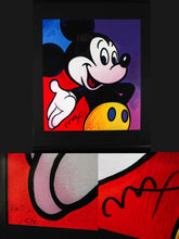 Load image into Gallery viewer, Peter Max MICKEY MOUSE Suite Serigraph - Purple, Pink, Blue and Red
