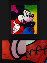 Load image into Gallery viewer, Peter Max MICKEY MOUSE Suite Serigraph - Green, Yellow, Magenta and Red
