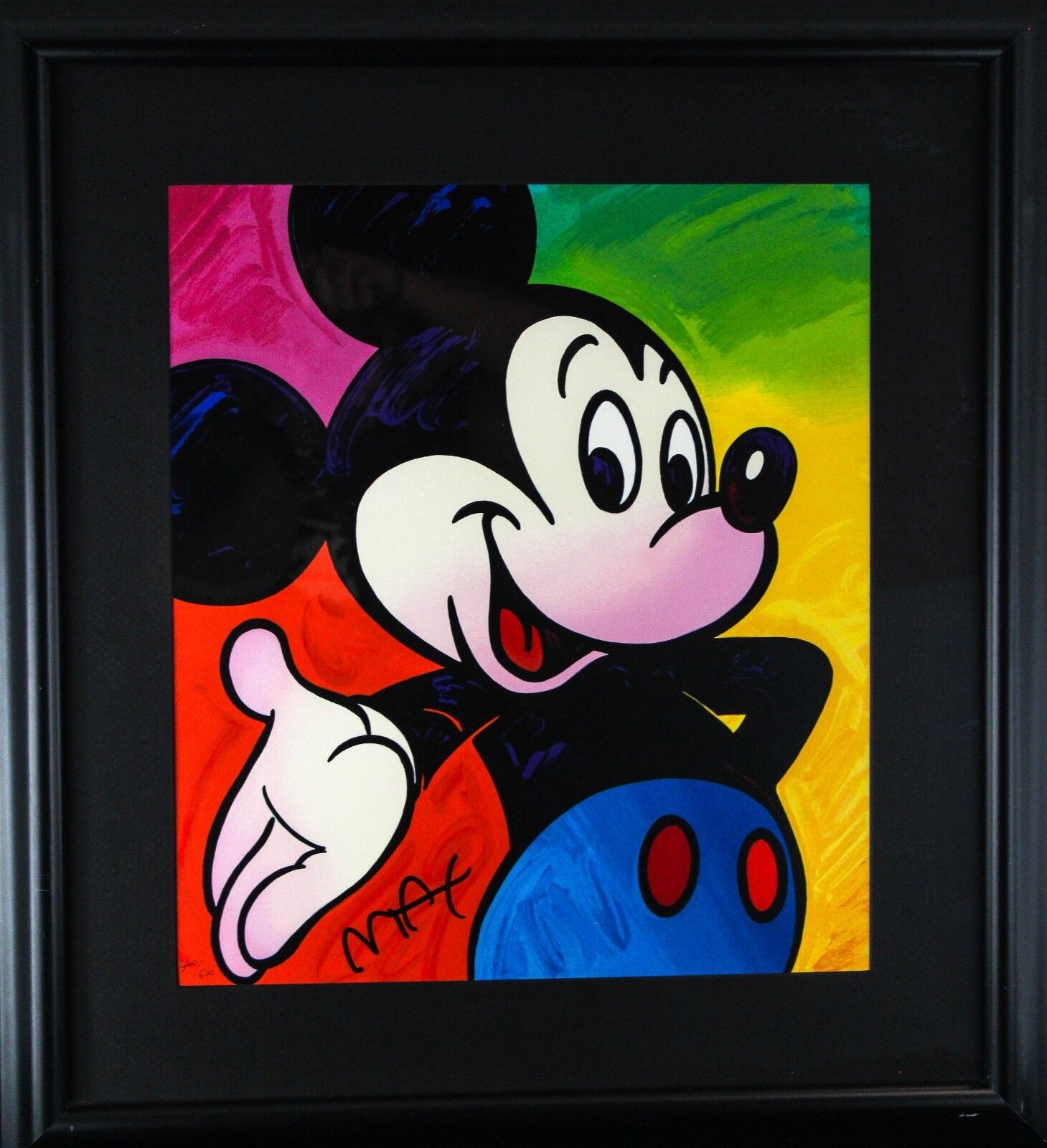Peter Max DISNEY MICKEY MOUSE Suite Serigraph | Airline