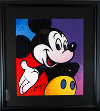 Load image into Gallery viewer, Peter Max MICKEY MOUSE Suite Serigraph - Pink, Purple, Yellow, Blue, and Red
