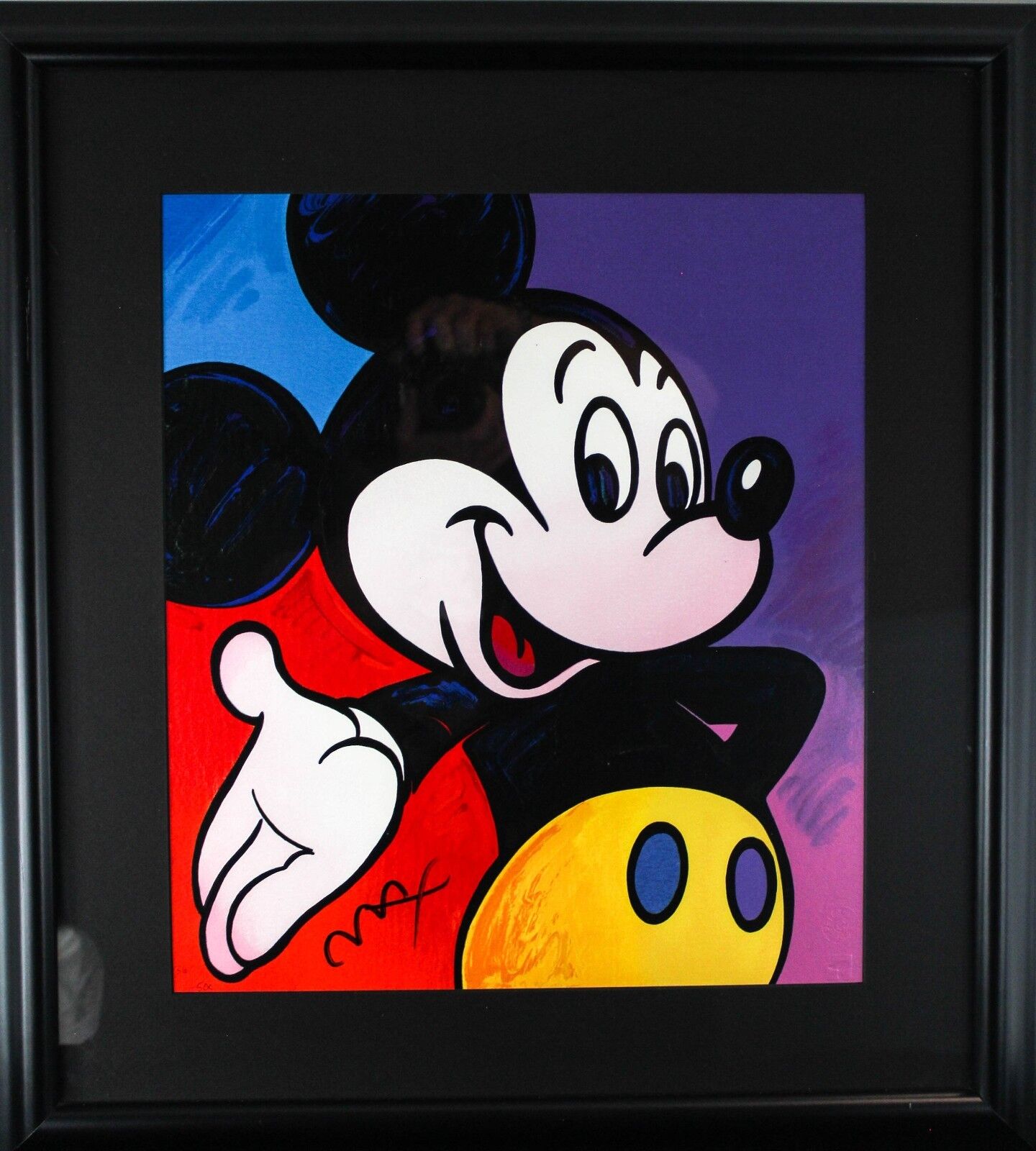Peter Max DISNEY MICKEY MOUSE Suite Serigraph | Airline