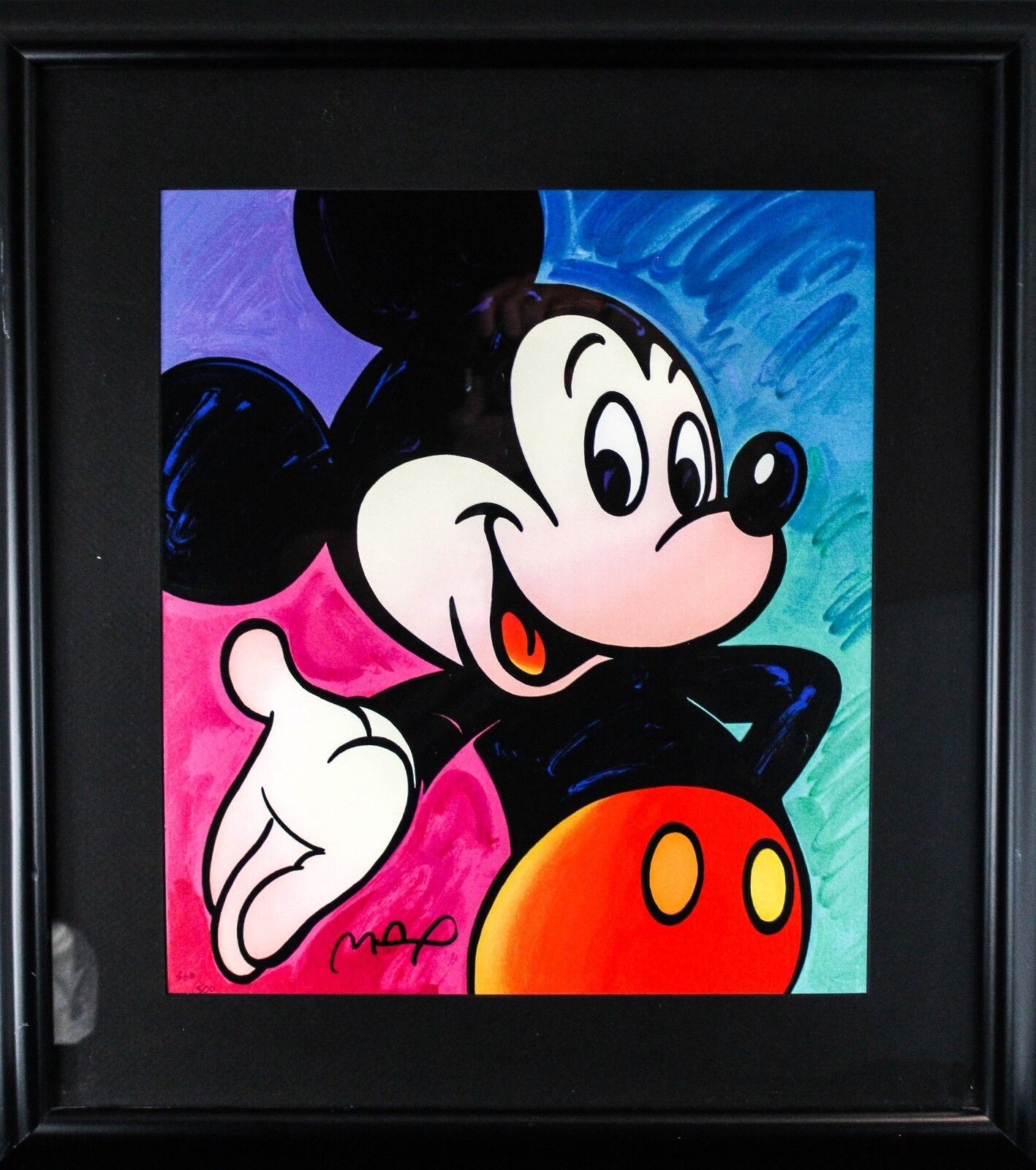 Peter Max DISNEY MICKEY MOUSE Suite Serigraph | Airline