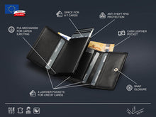 Load image into Gallery viewer, BOSTON RFID Wallet - Black
