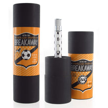 Load image into Gallery viewer, The Breakaway soccer pen arranged with two matching gift tubes.
