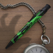 Load image into Gallery viewer, Side view of the pen arranged next to a pocket watch.
