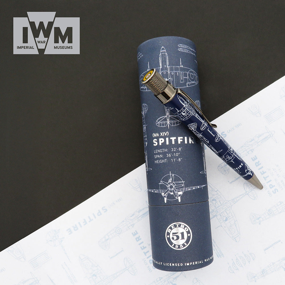 Retro 51 Imperial War Museums - Spitfire Blueprint Rollerball | IWMR-2509
