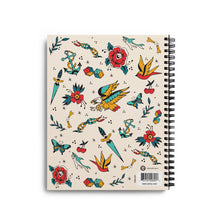 Load image into Gallery viewer, Back view of the matching sketchbook. 
