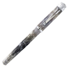 Load image into Gallery viewer, The capped fountain pen with metallic accents on a white background.

