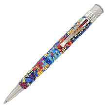 Load image into Gallery viewer, Colorful pen with a patterned design on a white background.

