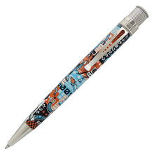 Load image into Gallery viewer, Pen with a colorful pattern on a white background.
