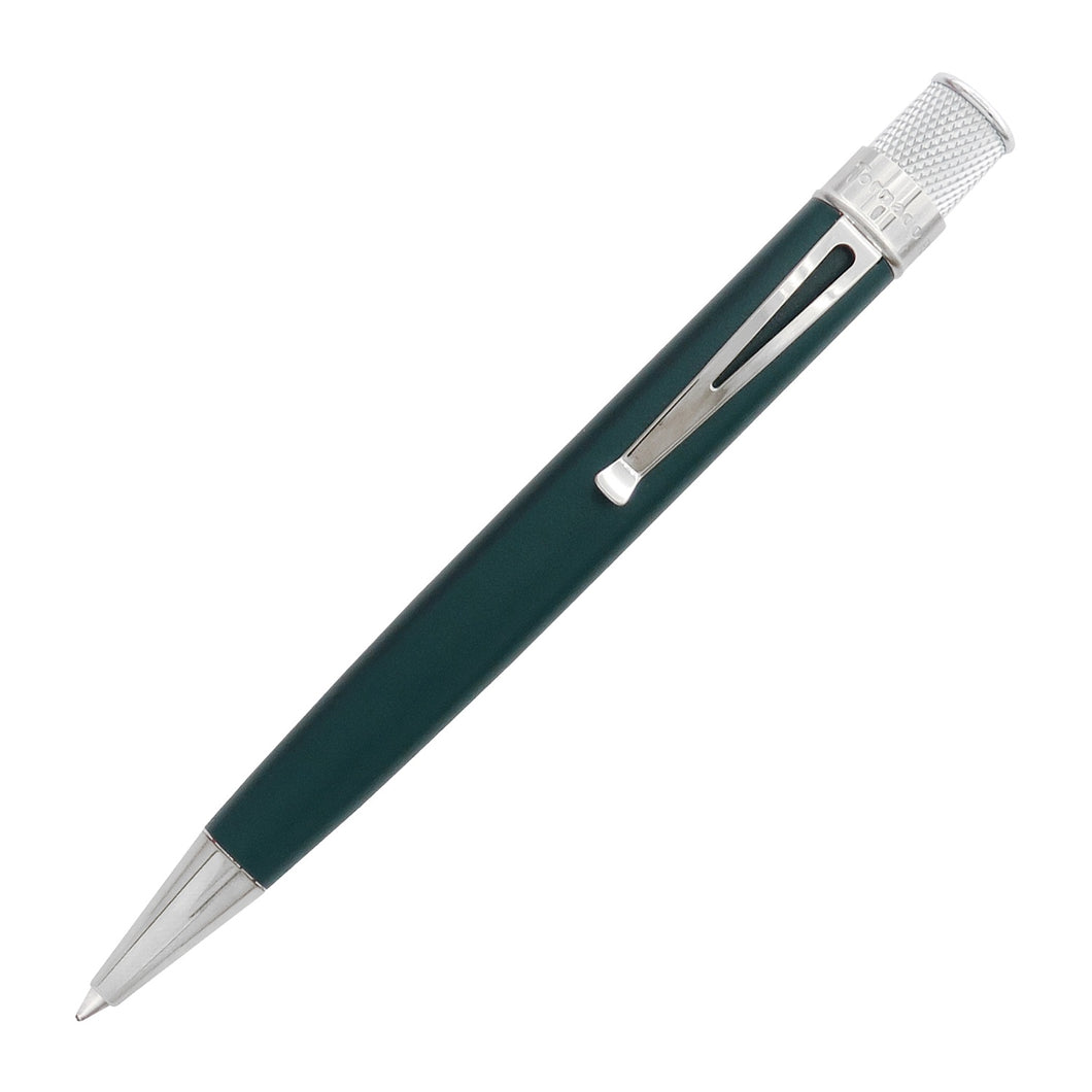 Front view of the Dusk blue pen. 