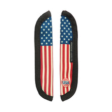 Load image into Gallery viewer, Front and back views of the matching Rickshaw pen sleeves. 
