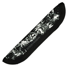 Load image into Gallery viewer, Black and white wolf pen sleeve with 'Retro x Rickshaw' branding on a white background
