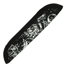 Load image into Gallery viewer, Black and white wolf pen sleeve on a white background
