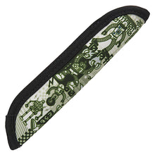 Load image into Gallery viewer, Pen sleeve with robot-theme on a white background.
