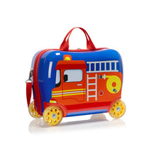 Load image into Gallery viewer, Fire Truck Kids Ride-on Carry-on Luggage
