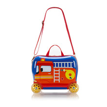 Load image into Gallery viewer, Fire Truck Kids Ride-on Carry-on Luggage
